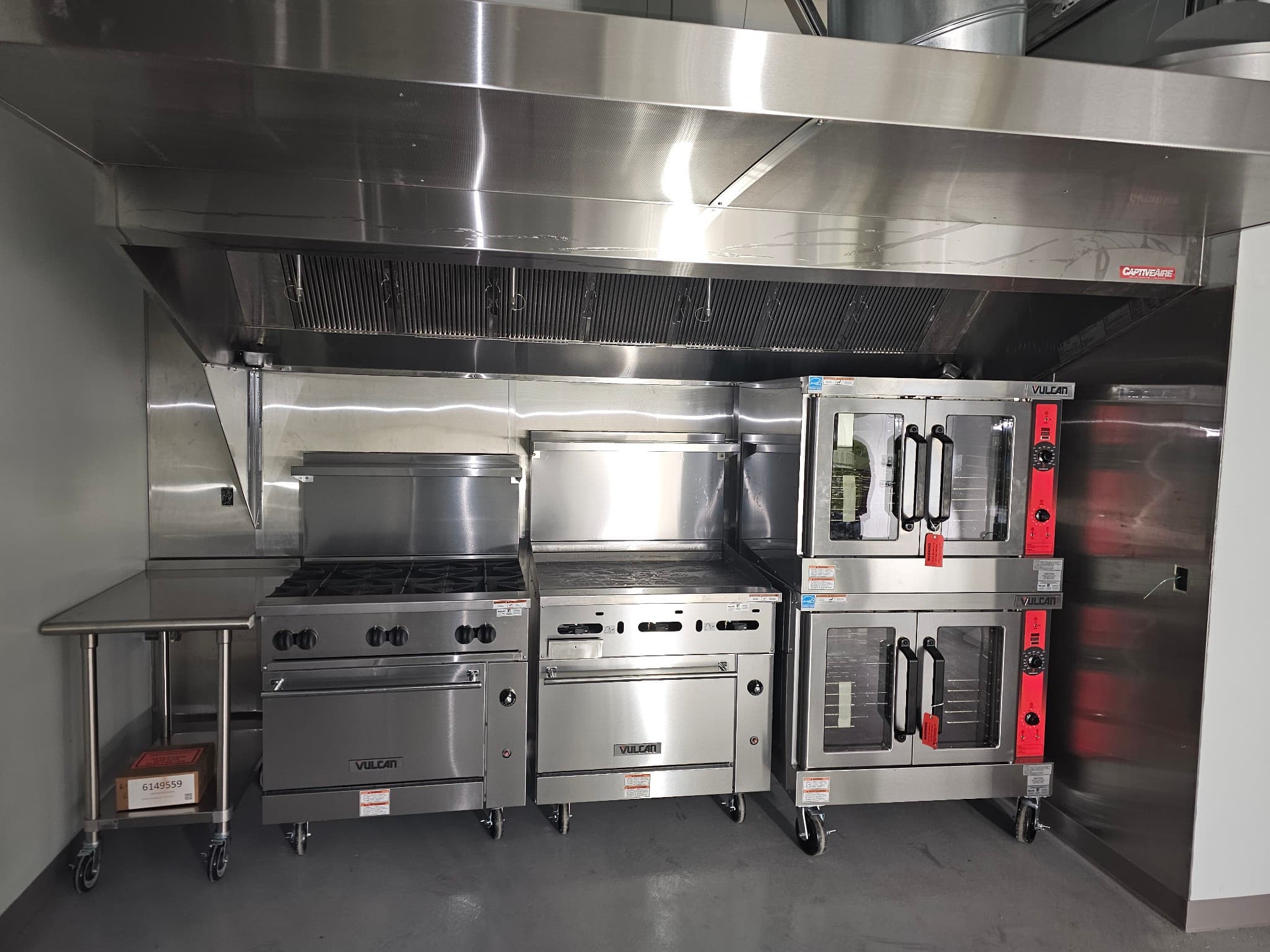 Commercial kitchen stainless installation project 2