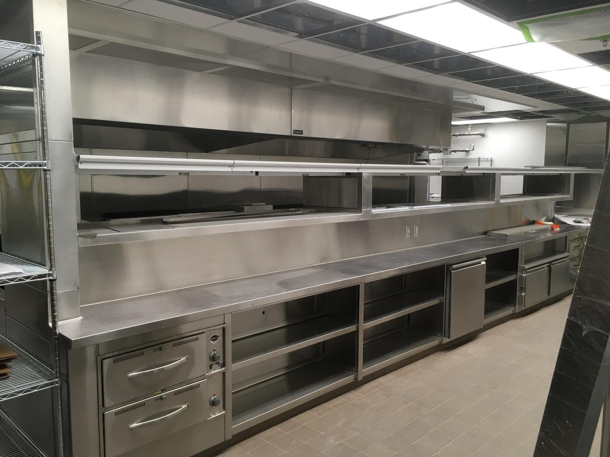 Commercial kitchen stainless installation project 5