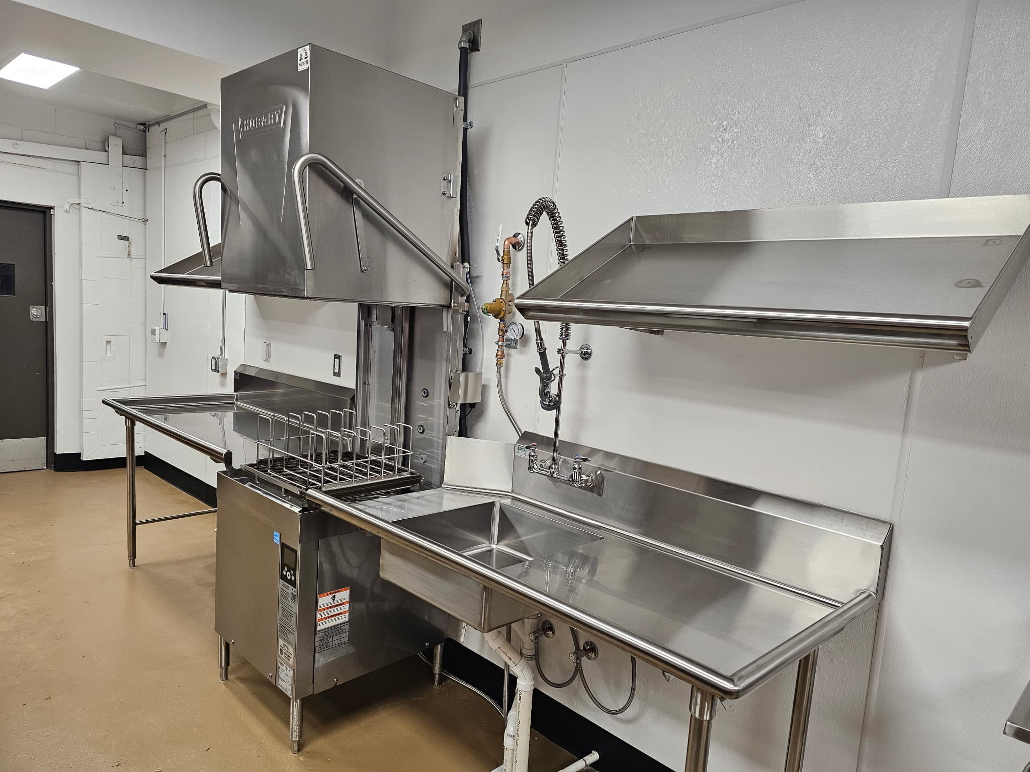 Commercial stainless kitchen installation 9